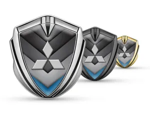 Mitsubishi Emblema Silicona Insignia Selecta Esquema Deriva Vista